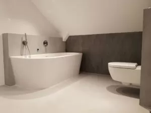 Badkamer gietvloer